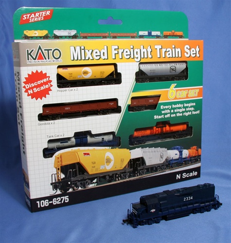 NEW Kato N Scale Mixed Freight Train Car hot Set 6 Pieces 106-6275