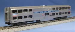 Kato 156-0946 N Streamlined Nippon-Sharyo Gallery Bi-Level Commuter Coach Virginia Railway Express