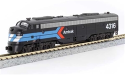 Kato 1761971 N EMD E8A w/Single Headlight & Passenger Pilot Standard DC Amtrak #4316 Day One Scheme