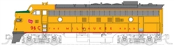 Kato 1762303 N EMD FP7A Standard DC Milwaukee Road #96C