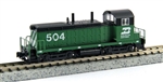 Kato 1764377 N EMD NW2 Standard DC Burlington Northern #534