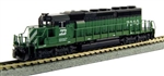 Kato 1764822DCC N EMD SD40-2 Early DCC Burlington Northern #6328