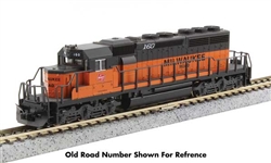 Kato 1764824S N EMD SD40-2 Early Sound and DCC Milwaukee Road #30