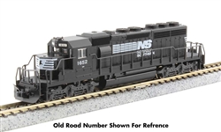 Kato 1764826DCC N EMD SD40-2 Early DCC Norfolk Southern #6111