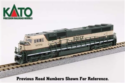 Kato 1766313S N EMD SD70MAC w/Cab Headlight Sound and DCC Burlington Northern Santa Fe #9799