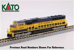 Kato 1766411DCC N EMD SD70MAC w/Nose Headlight DCC Alaska Railroad #4015 Spirit of North Pole