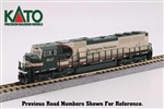 Kato 1766503 N EMD SD70MAC w/Cab Headlight Standard DC Burlington Northern Santa Fe #9647