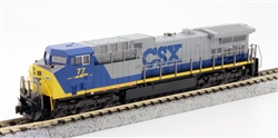 Kato 1767043DCC N GE AC4400CW Low Numberboards DCC CSX #77 YN1