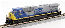 Kato 1767044DCC N GE AC4400CW Low Numberboards DCC CSX #111 YN1