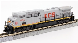 Kato 1767046DCC N GE AC4400CW Low Numberboards DCC Kansas City Southern de Mexico #4555