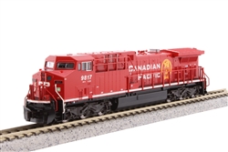 Kato 1767218DCC N GE AC4400CW DCC Canadian Pacific #9817 Golden Beaver Logo