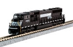 Kato 176-7613 N SD70M Flat Radiator Norfolk Southern NS 2581