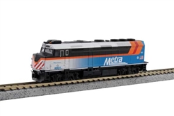 Kato 1769108DCC N EMD F40PH Commuter Version DCC Metra #183 Village of Itasca