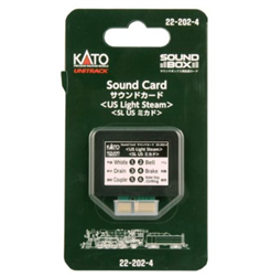 Kato 2-2202-4 Soundbox Sound Card U.S. Light Steam Sound Files Card Fits Soundbox