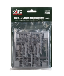 Kato 23-058 N Catenary Support Frame for Single-Track Bridge Pier