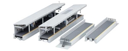 Kato 23-161 N One-Sided Suburban Platform DX Set Kit