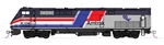 Kato 376116 HO GE P42 Genesis Standard DC Amtrak #160 50th Anniversary Phase III Hockey Stick