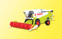 Kibri 12263 HO Farm Machinery CLAAS Combine w/Corn & Small Grain Heads Head Transport Trailer