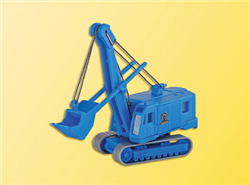 Kibri 19100 N Menck Tracked Excavator with Shovel Kit Blue