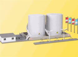 Kibri 37467 N Twin Fuel Tanks w/Loading Facility Kit