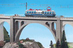 Kibri 37666 N Stone Arch Viaduct Bridge Kit