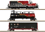 LGB 29911 G First Responder Train-Only Set w/Squirting Tank Car Sound and DCC Norfolk Southern Diesel & 2 Cars