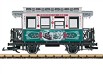 LGB 36021 G Wooden 2-Axle Passenger Car 2021 Christmas Car