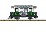 LGB 36024 G Wooden 2-Axle Passenger Car 2023 Christmas Car