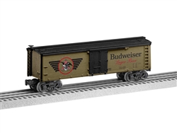 Lionel 2328230 O Wood Reefer w/Horizontal Siding 3-Rail Anheuser-Busch Budweiser Military Heritage #28230