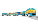 Lionel 2423010 O Looney Tunes Train Set 3-Rail Sound & Control LionChief EMD FT 3 Cars O-36 FasTrack Oval PowerPack Remote Controller