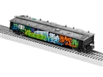 Lionel 2426270 O PS5 Gondola with Cover 3-Rail LNLX #426270 Graffiti