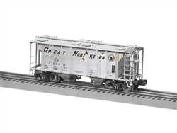 Lionel 2426641 O PS-2 2-Bay Covered Hopper 3-Rail Great Northern #71436 Weathered