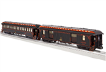 Lionel 2427650 O Wood Coach & Baggage Car Set A 3-Rail Eerie #3103 3101 Halloween