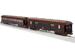 Lionel 2427650 O Wood Coach & Baggage Car Set A 3-Rail Eerie #3103 3101 Halloween