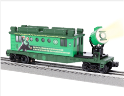 Lionel 2428300 O Searchlight Caboose 3-Rail Green Lantern Power Ring