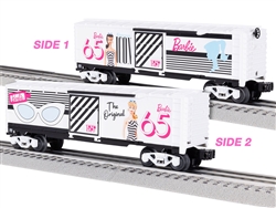 Lionel 2428420 O Steel Boxcar 3-Rail Barbie 1959 65th Anniversary