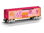 Lionel 2428430 O Steel Boxcar 3-Rail Barbie 1960 65th Anniversary