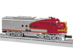 Lionel 2434229 O EMD FT-A 3-Rail Unpowered Santa Fe #157