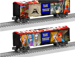 Lionel 2438030 O Steel Boxcar 3-Rail Looney Tunes #1 Hare Trigger Bugs Bunny Yosemite Sam