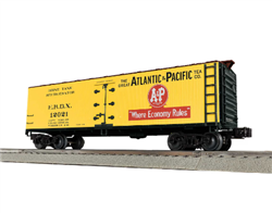 Lionel 2442212 O Wood Reefer w/Vertical Siding 3-Rail Atlantic & Pacific ERDX #12021