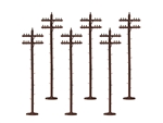 Lionel 49086 S Telephone Poles 6 pk