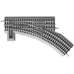 Lionel 612018 O FasTrack Track w/Roadbed 3-Rail Manual Turnout Switch O-36 Right Hand