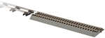 Lionel 649858 S American Flyer FasTrack Roadbed Track 5" FasTrack-to-Traditional American Flyer Transition Section