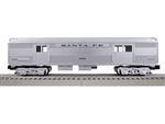 Lionel 684724 O Baggage Car w/Fluted Sides 3-Rail Santa Fe #1386