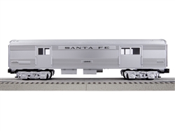 Lionel 684724 O Baggage Car w/Fluted Sides 3-Rail Santa Fe #1386