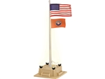 Lionel 84307 O Lionel Illuminated Flagpole