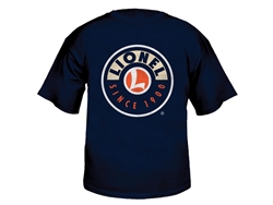 Lionel LNY658LG T-Shirt Navy Youth Large