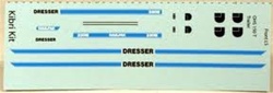 Lonestar 30032 HO Zycon Models Vehicle Decals Conversion For Kibri Komatsu HD785 to Dresser 330M