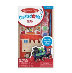 Melissa & Doug 8846 V Decorate-Your-Own Wooden Train Kit