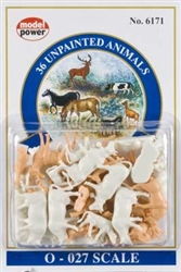 Model Power 6171 O Unpainted Animals 36